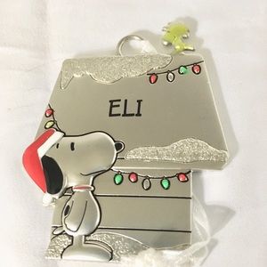 ELI Snoopy and Woodstock Ornament Hallmark
